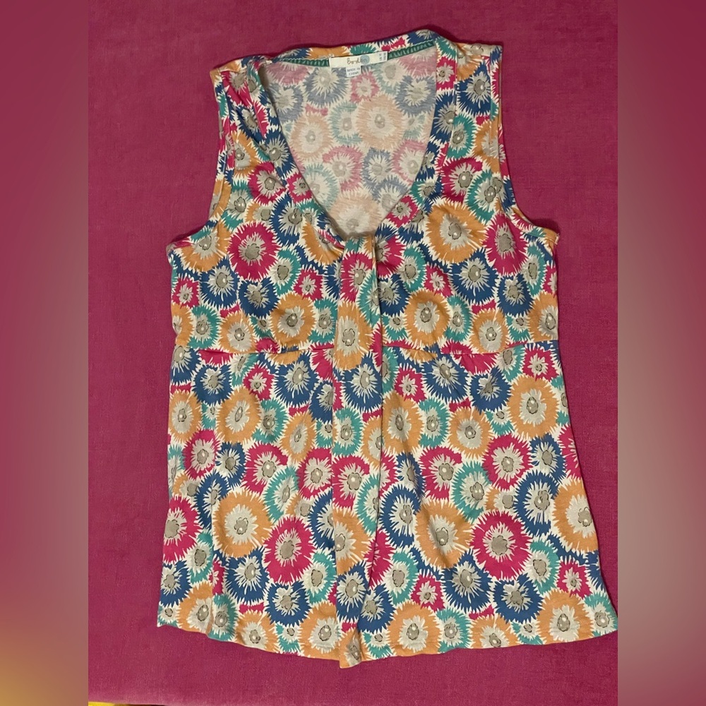 Boden Colorful Spring Summer Tank Top